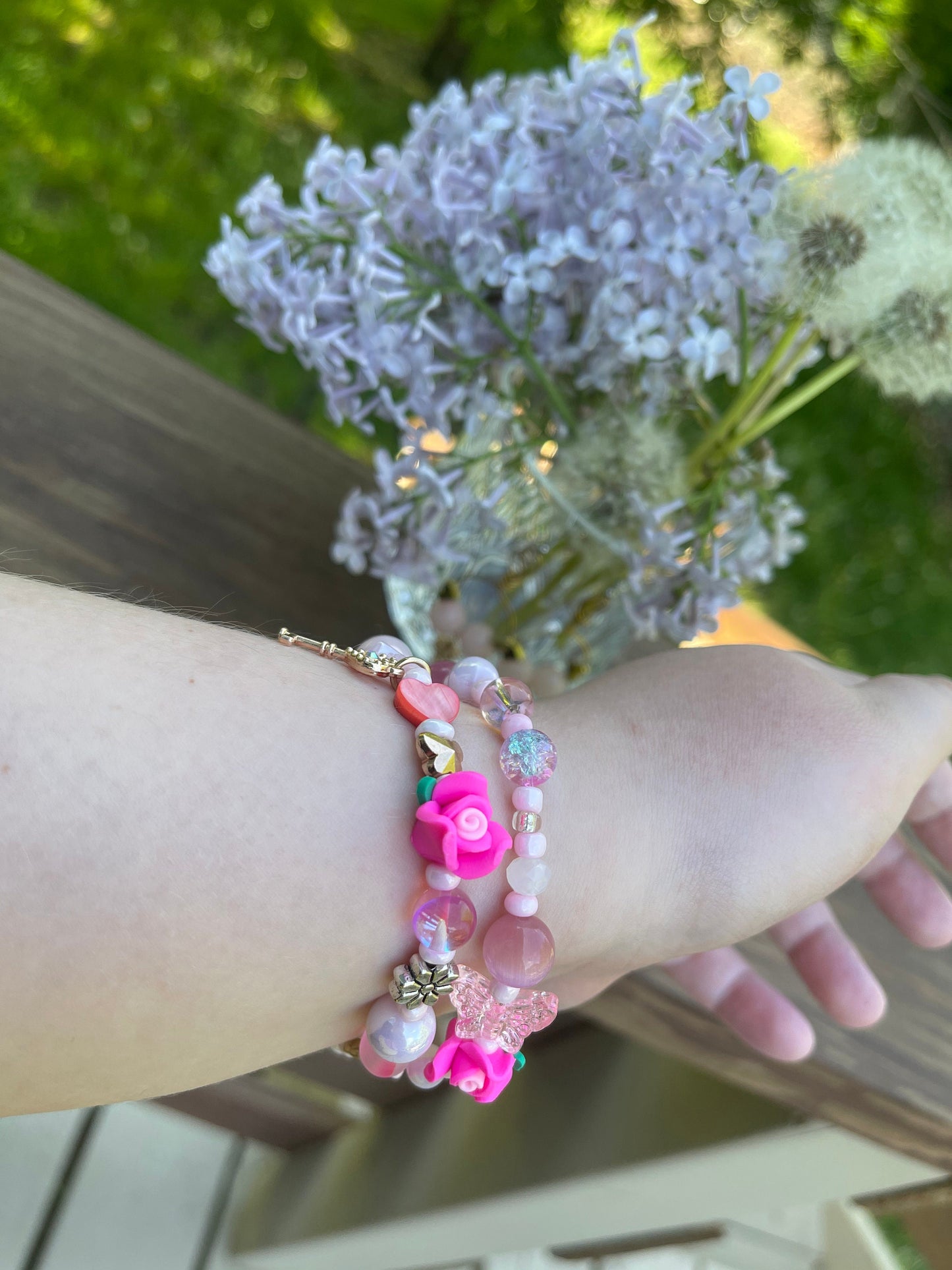 Key To Your Heart - Rose Quartz Love Bracelet and Earring Set