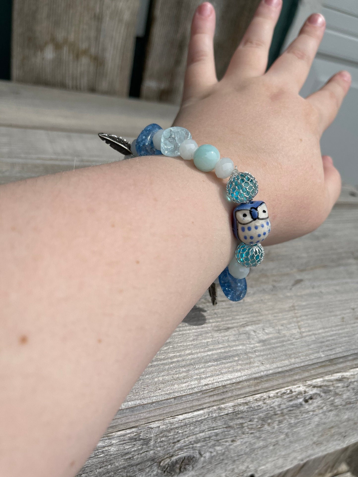 Azure Owl Sapphire Bracelet - Jay Collection