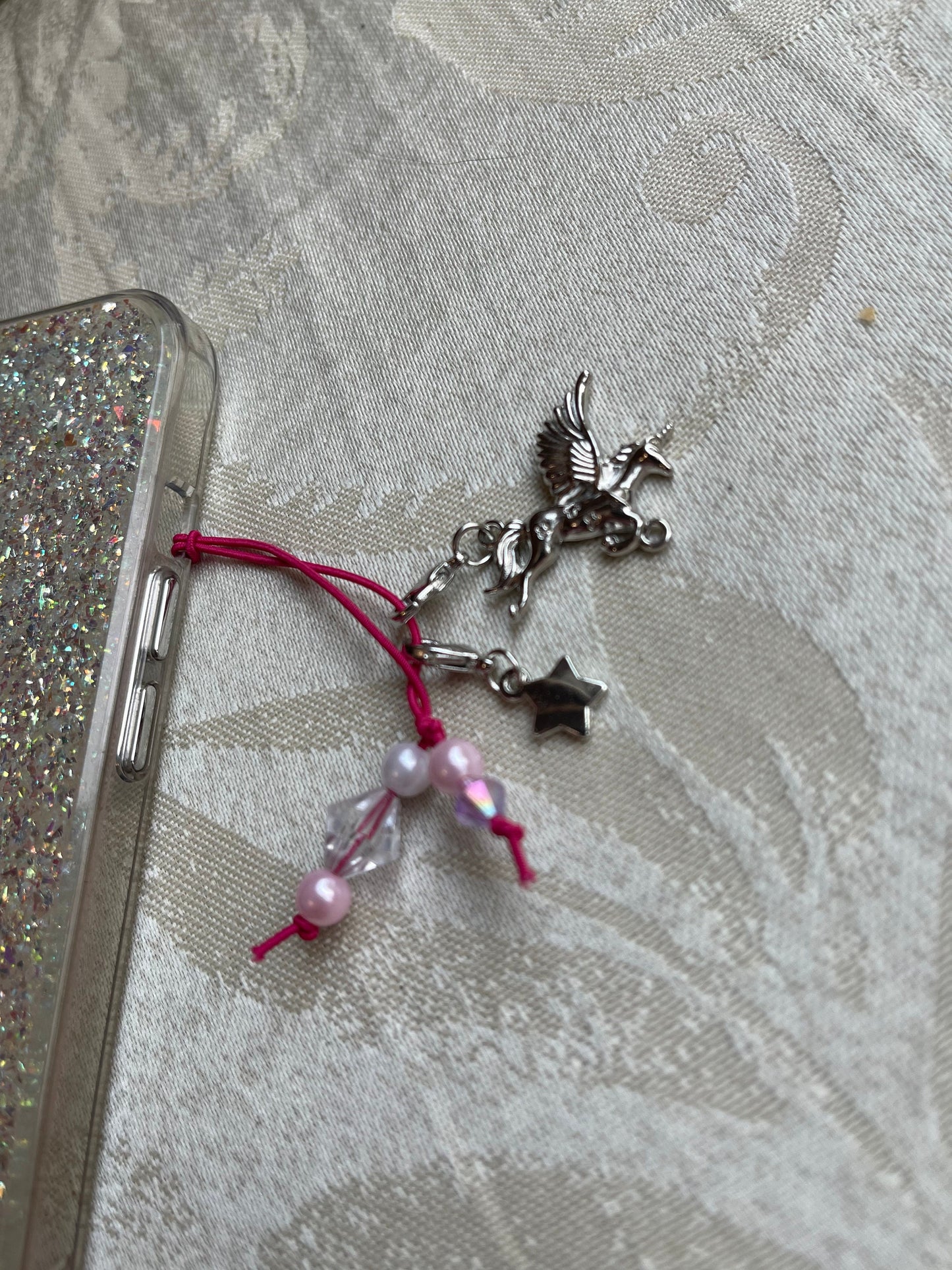 Super Adorable Pegasus Star Phone/Backpack Charm (Works On ANY Phone Case!)