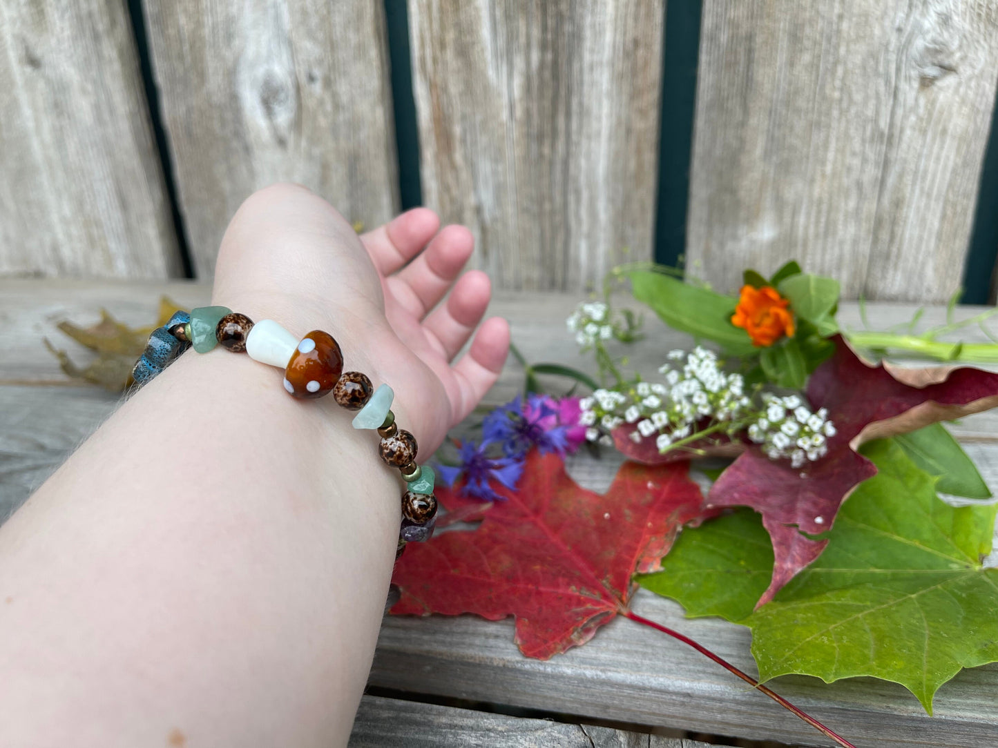 Forest Mushroom Bracelet