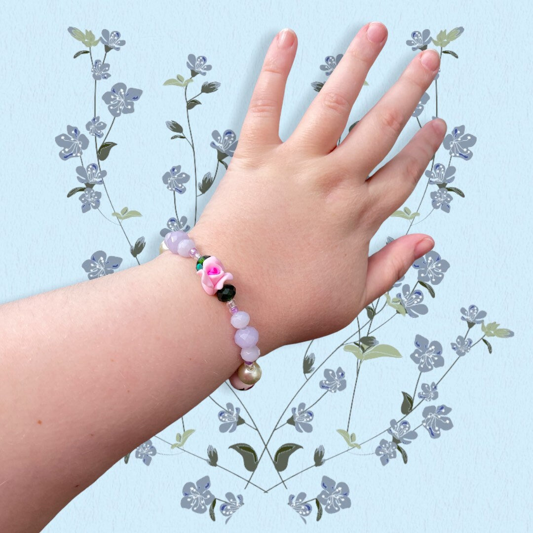 Lilacs in The Garden Bracelet