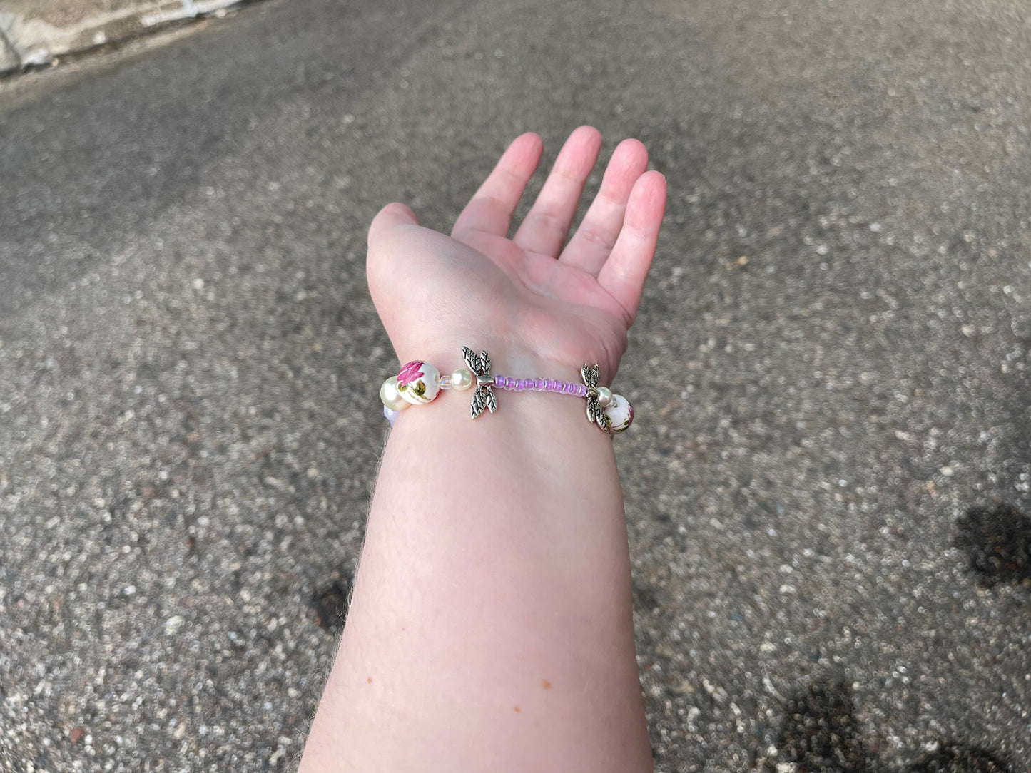 Lilacs in The Garden Bracelet