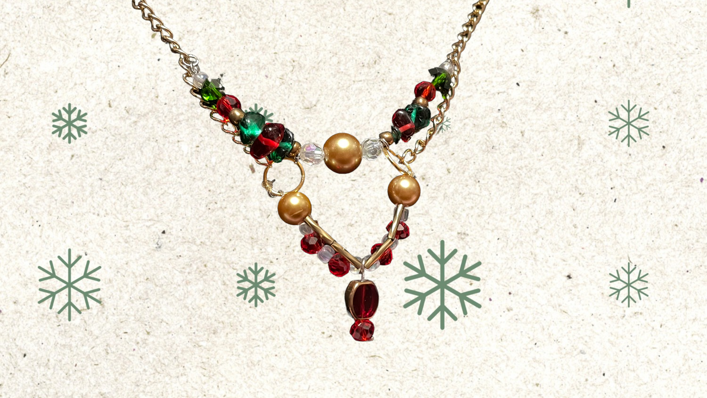 Christmas Reindeer Necklace