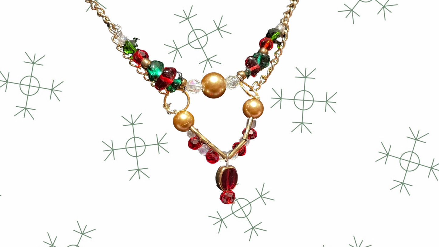 Christmas Reindeer Necklace