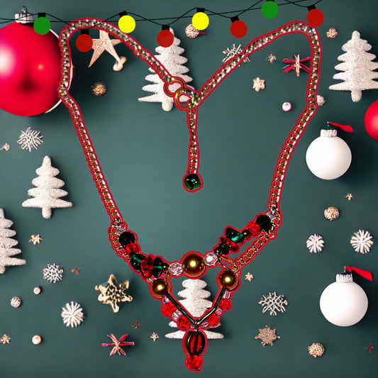 Christmas Reindeer Necklace
